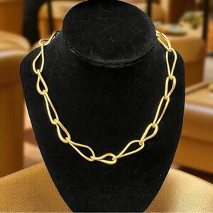 Madewell Gold Tone Link Necklace